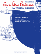 Gillock's <i>On a Paris Boulevard</i> may be played as a solo (Piano 1), or as a piano duo (the second piano part is slightly more difficult). A lyrical masterpiece that sounds effortless and fits well in the hands. Key: F Major. INCLUDES SECOND PIANO INSERT.