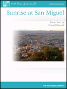 <i>Sunrise at San Miguel</i> is a crowd-pleaser. Its Spanish-sounding sequences and rolling arpeggios will instantly intrigue any student. Highly recommended! In A minor, some pedaling suggested. (The piece is a reference to San Miguel de Allende, a beautiful Mexican city rich in art and culture.)